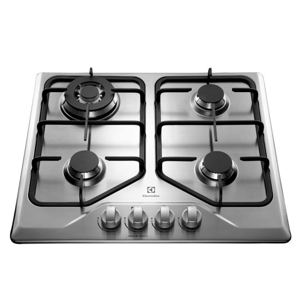 Cocina-Empotrable-Electrolux-60-Cm-Hierro-Fundido-Inox-Gt60x