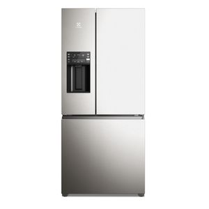 Refrigeradora Electrolux Frost Free 3 Puertas Efficient con AutoSense y Dispensador de Agua y Hielo 540 L color Inox Look1 (IM8IS)