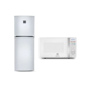 Combo: Refrigeradora 138L(ERT18G2HNW) + Microondas 17L(EMDO17S2GSRUW) Electrolux