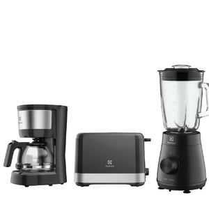 Combo: Cafetera (ECM10) + Tostadora (ETS10) + Licuadora (EBS20) Electrolux