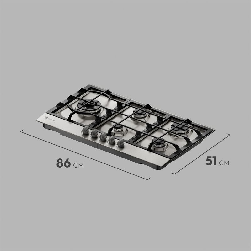 Cooktop_63869DOA189_IsometricCooktop_Electrolux_Spanish