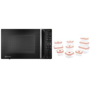 Combo: Microondas Freestanding Eléctrico 31LT (EMDY31S2MXB) + Set de tapers x 10pzs (A14278701) Electrolux