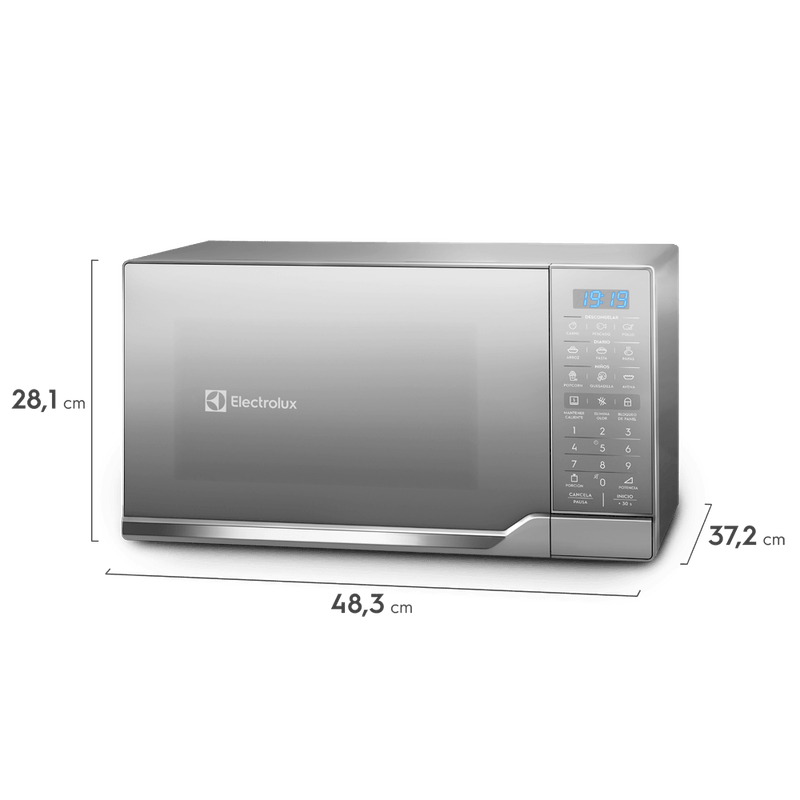 Microwave-EMDO25S3GSLUG-PerspectiveDimensions-Electrolux-Spanish