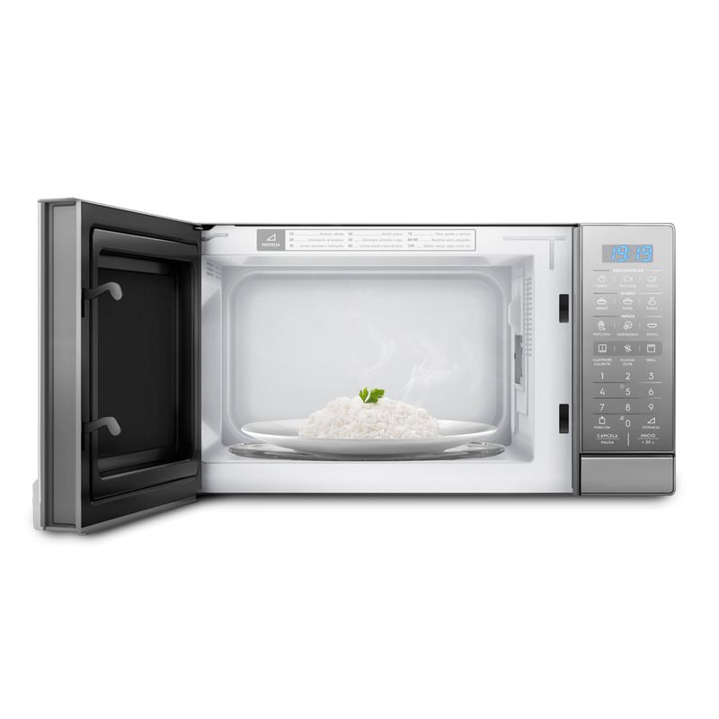 Microwave-EMDO30G3GSRUG-Opened-Electrolux-Spanish