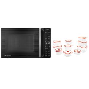 Combo: Microondas Freestanding Eléctrico 31LT (EMDY31S2MXB) + Set de tapers x 10pzs (A14278701) Electrolux