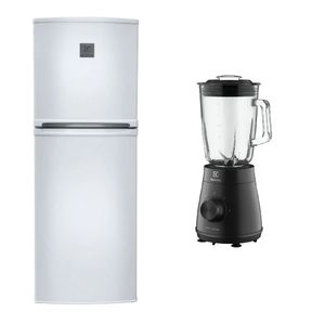 Combo: Refrigeradora Top Mount 138L Blanco (ERT18G2HNW) + Licuadora 500w con Tecnologia TruFlow (EBS20) Electrolux