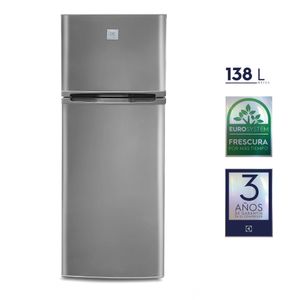 Refrigeradora Electrolux Top Mount Frost 138L Gris (ERT18G2HNI)