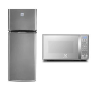 Combo:Refrigeradora Top Mount Frost 138L (ERT18G2HNI) + Microondas 20L (EMDO20S2GSRUG) Electrolux