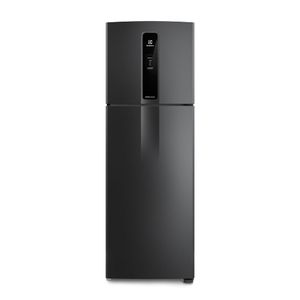 Refrigerador Electrolux Top Freezer IF43B con AutoSense Black Inox Look 390L