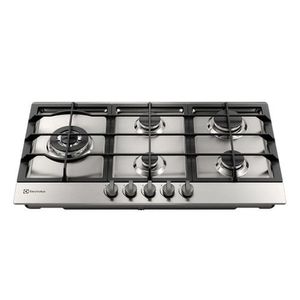 Cocina empotrable Electrolux 5 quemadores Experience Inox de Gas (KE9DX)