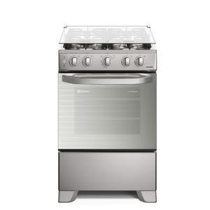 Cocina Electrolux 4 Quemadores Efficient VaporBake y Triple Llama Silver (FE4PMR)