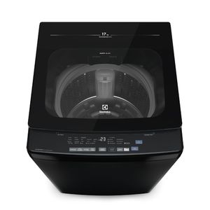 Lavadora Electrolux Carga Superior 17kg Efficient Silent Inverter Negra (EWIJ17F2XSYB)