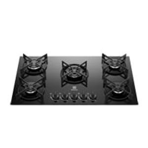 Cocina Empotrable a Gas 5 Hornillas Electrolux Efficient Vitrocerámica y Triple Llama (KE5GT)
