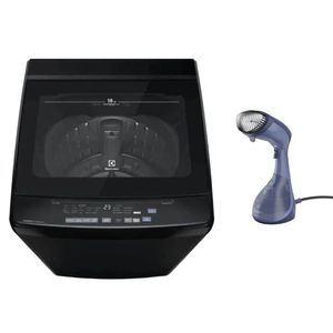 Combo: Lavadora Electrolux Carga Superior 18kg Inverter EWIP18F2XSWB + Vaporizador de Ropa Portátil Electrolux Efficient EPS10
