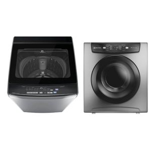 Centro de lavado Electrolux Lavadora Carga Superior 20kg EWIJ20F2XSYG + Secadora de ropa 7Kg EDEJ07D2JSYG