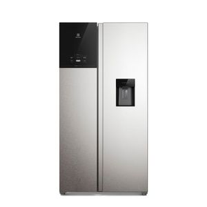 Refrigeradora Electrolux Frost Free Inverter 611L Efficient con AutoSense Side by Side Inox Look (ERS65F2P5BI)