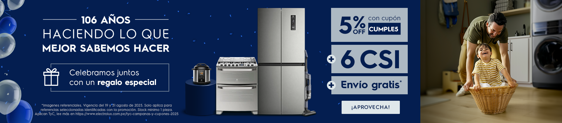 Cumpleaños Electrolux - 106 años haciendo lo que mejor sabemos hacer