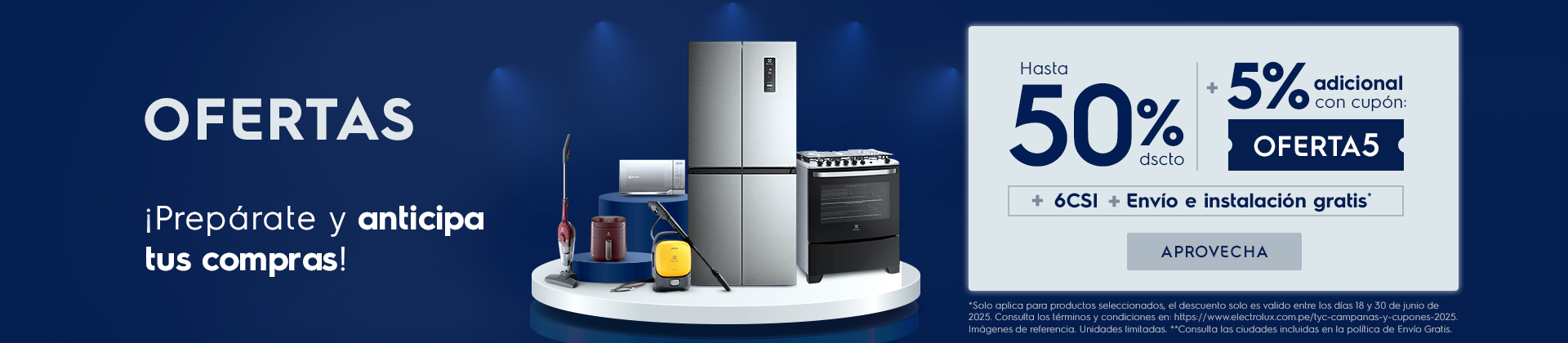 Offertas + 5% adicional con el cupón OFerta5