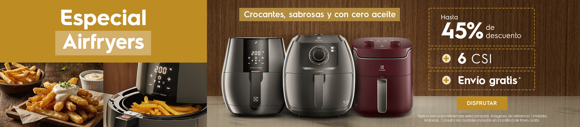 Especial Airfryers Electrolux