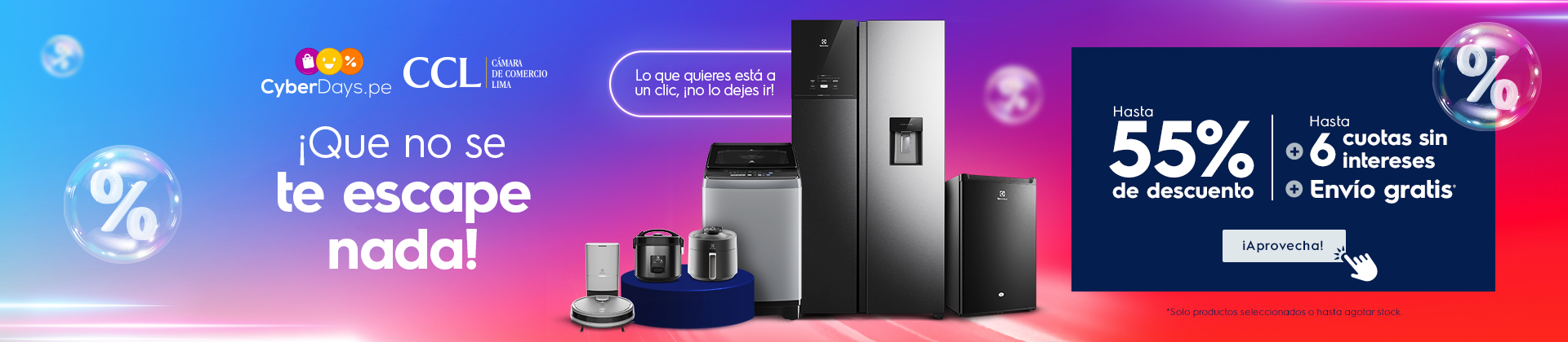 Cyber Days Peru + Electrolux 