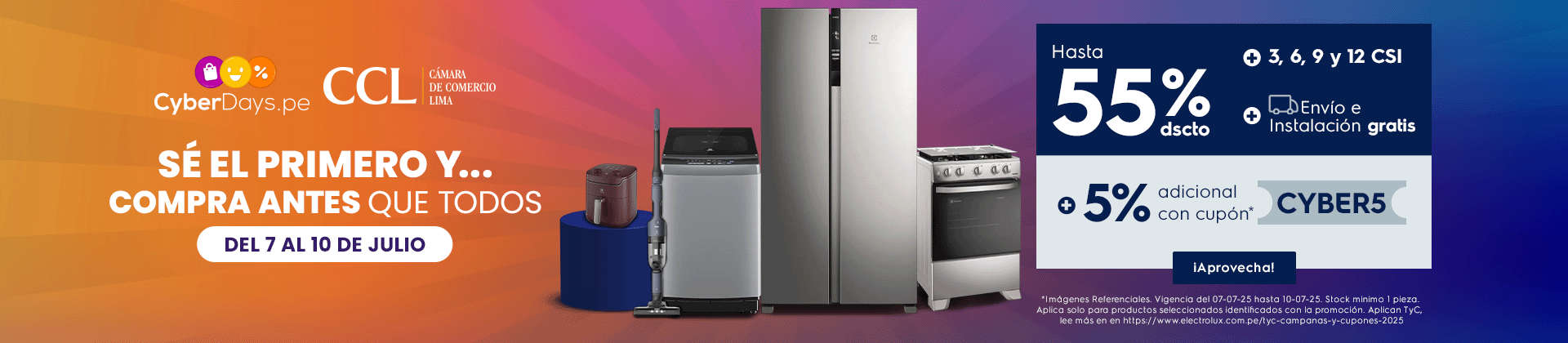 Cyber Days Peru + Electrolux 